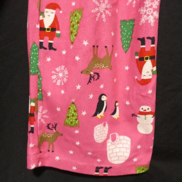 CARTER'S | size 10 | Christmas / Holiday Theme Pink Fleece Pants | NWOT - Picture 6 of 12